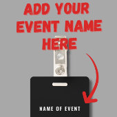 Vrijwilligerswerk Event Badge