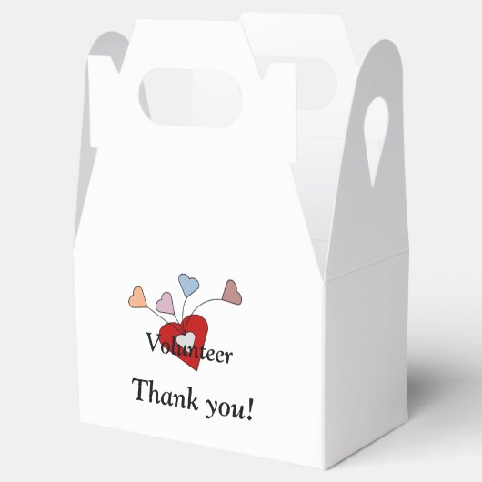 Vrijwilligerswerk geven vanuit het hart bedankdoosjes (Geopend)