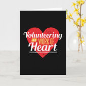 Vrijwilligerswerk is een werk van hart en nieren kaart (Gele Bloem)