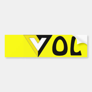 Vrijwilligerswerk is niet correct, een betere vert bumpersticker