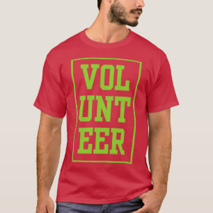 Vrijwilligerswerk voor vrijwilligers onbetaald 1 t-shirt