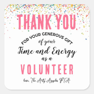 Vrijwilligerswerk Waardering Week sticker Plaster