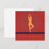 Vrikshasana Kunstkaart Feestdagenkaart (Voorkant / Achterkant)