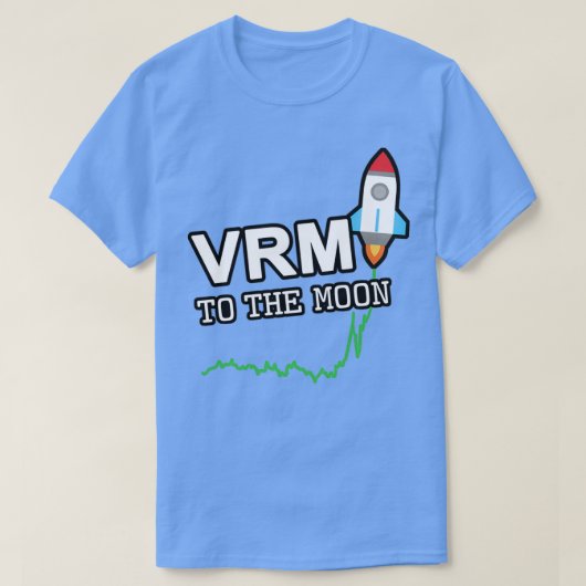VRM naar de maan wit T-shirt (Design voorkant)