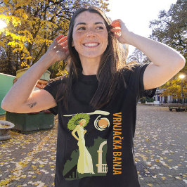 Vrnjacka Banja Servië Sun Lady Green Reizen T-shirt