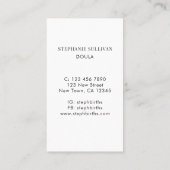 vroedvrouw Doula Visitekaartje (Achterkant)