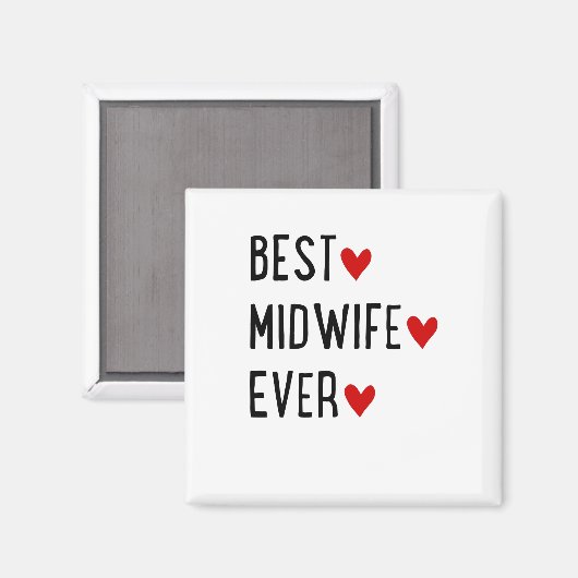 vroedvrouw magneet (Voorkant / Achterkant)