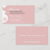 VROEDVROUW MOEDERSCHAP VERPLEEGKUNDIGE zwangere bu Visitekaartje (Voorkant / Achterkant)