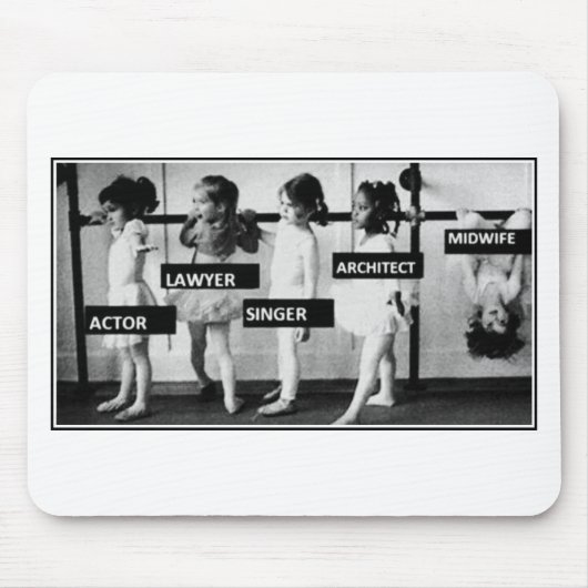 vroedvrouwen zijn verschillend muismat (Voorkant)