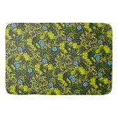 vroeg 20e eeuws patroon blauw groen goud badmat (Voorkant)