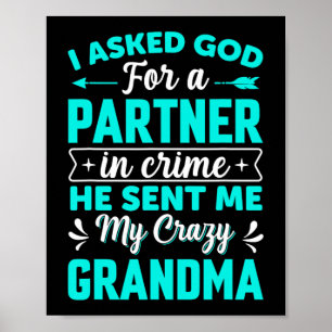 Vroeg God om een partner in de misdaad Hij stuurde Poster