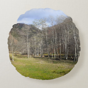 Vroeg Herfst bij de Rivier - Wilde Natuur Roemenië Rond Kussen