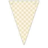 Vroeg Herfst Retro Gingham | Gouden Tarwe Vlaggetjes (Derde vlag)