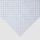 Vroeg Herfst Retro Gingham | Stofblauw Tissuepapier (Detail)