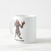 Vroeg in de ochtend ontketend Inner Beast Koffiemok (Voorkant links)