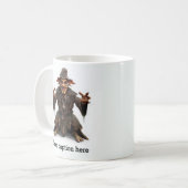 Vroeg in de ochtend ontketend Inner Beast Koffiemok (Voorkant links)