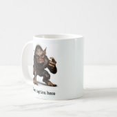 Vroeg in de ochtend ontketend Inner Beast Koffiemok (Voorkant links)