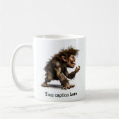 Vroeg in de ochtend ontketend Inner Beast Koffiemok (Links)