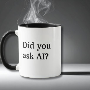 Vroeg je het aan AI? Typography Collega Grappig Ci Mok