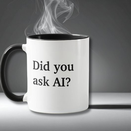 Vroeg je het aan AI? Typography Collega Grappig Ci Mok
