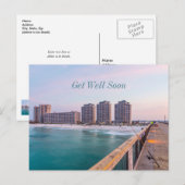 Vroeg Navarre Beach Florida Vissen Beterschap Briefkaart (Voorkant / Achterkant)