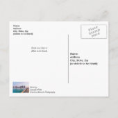 Vroeg Navarre Beach Florida Vissen Beterschap Briefkaart (Achterkant)