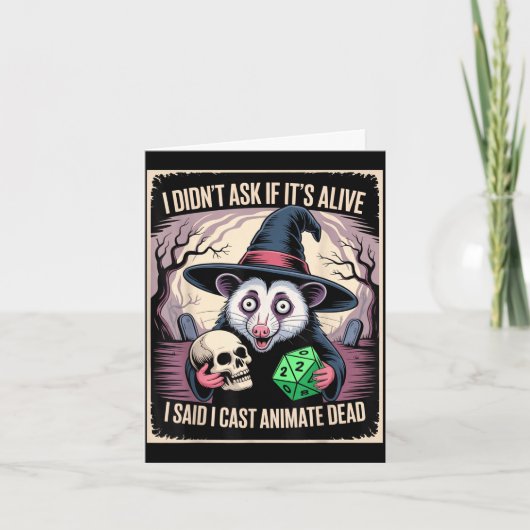 Vroeg niet of het levend was zei cast animate dead kaart (Voorkant)