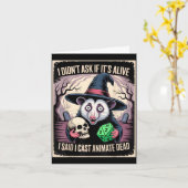 Vroeg niet of het levend was zei cast animate dead kaart (Gele Bloem)