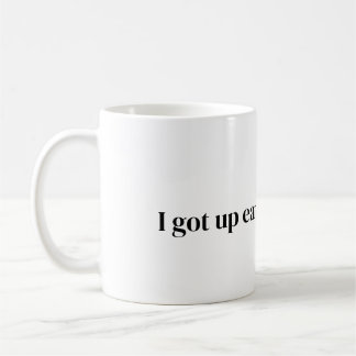 Vroeg opgestaan voor deze Mok