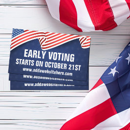 Vroeg Stemmen 2026 Tussenverkiezing Amerikaanse Vl Visitekaartje