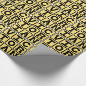 Vroeg-victoriaans, architecturale stijl cadeaupapier (Hoek)