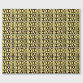 Vroeg-victoriaans, architecturale stijl cadeaupapier (Vlak)