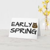 Vroeg Voorjaar Kaart (Gele Bloem)