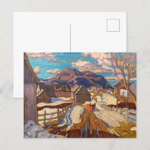 Vroeg voorjaar, Quebec A. Y. Jackson   Briefkaart