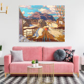 Vroeg voorjaar, Quebec A. Y. Jackson | Canvas Afdruk (Insitu (Woonkamer))