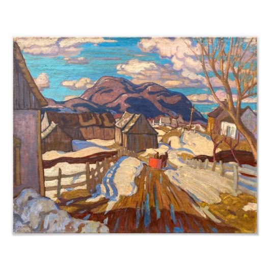 Vroeg voorjaar, Quebec A. Y. Jackson | Foto Afdruk (Voorkant)