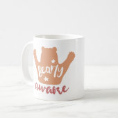 vroeg wakker, slaap, Beer liefhebber Koffiemok (Voorkant links)