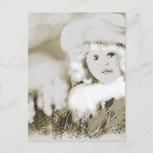 vroeg wonder briefkaart (Voorkant)