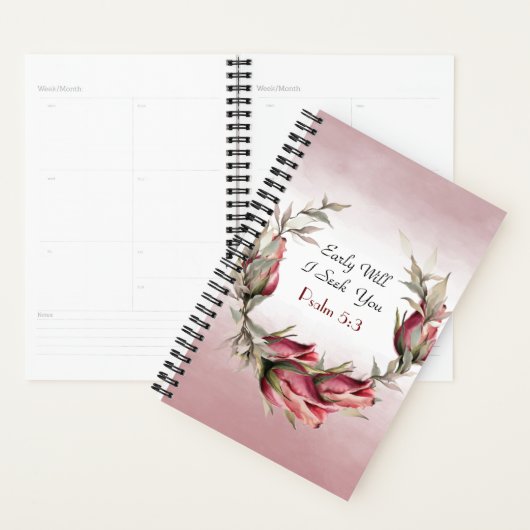 Vroeg zal ik stijgen Waterverf business planner (Display)