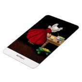 Vroeg zaterdag 1900: Zonnebonnet Sue Magnet Magneet (Linkerzijde)