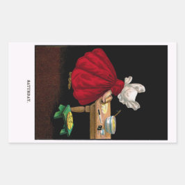 Vroeg zaterdag 1900: Zonnebonnet Sue Magnet Rechthoekige Sticker