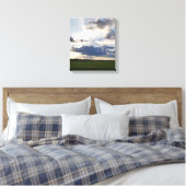 Vroeg zonsondergang canvas afdruk (Insitu (Slaapkamer))