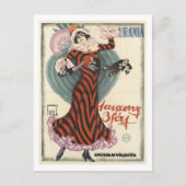 Vroege 20e eeuw Comedy Theater geïnspireerd Briefkaart (Voorkant)