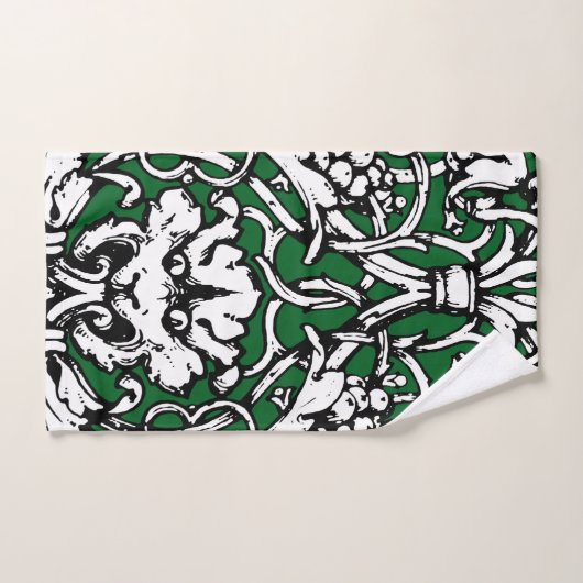 Vroege 20e Eeuwse Knotwerk Leeuw Bad Handdoek (Handdoek)