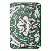 Vroege 20e Eeuwse Knotwerk Leeuw Badmat (Voorkant Verticaal)