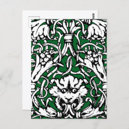 Vroege 20e Eeuwse Knotwerk Leeuw Briefkaart