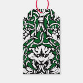 Vroege 20e Eeuwse Knotwerk Leeuw Cadeaulabel (Voorkant)