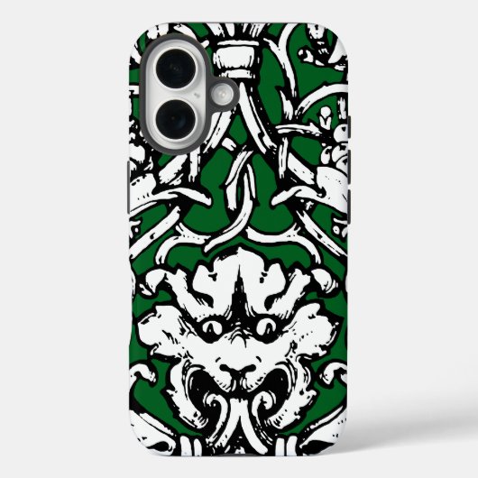 Vroege 20e Eeuwse Knotwerk Leeuw Case-Mate iPhone Case (Achterkant)