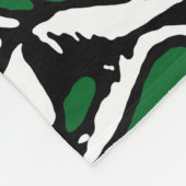 Vroege 20e Eeuwse Knotwerk Leeuw Fleece Deken (Hoek)