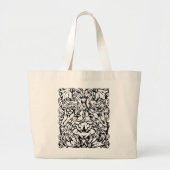 Vroege 20e Eeuwse Knotwerk Leeuw Grote Tote Bag (Voorkant)